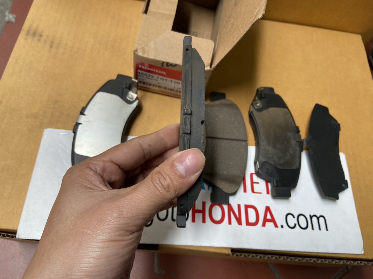 Bố thắng trước xe Honda BRIO